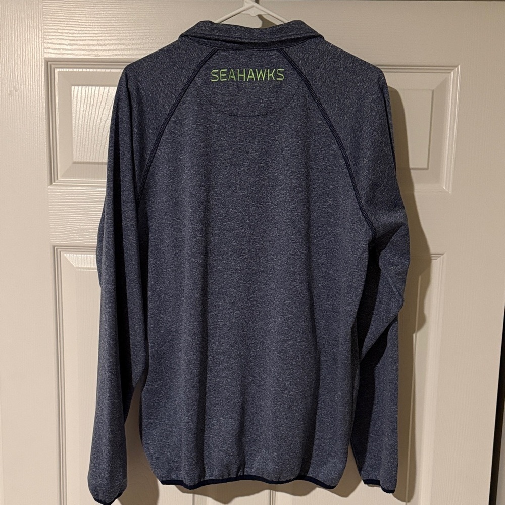 NFL Seattle Seahawks Quarter-Zip Sweatshirt - Picture 6 of 7